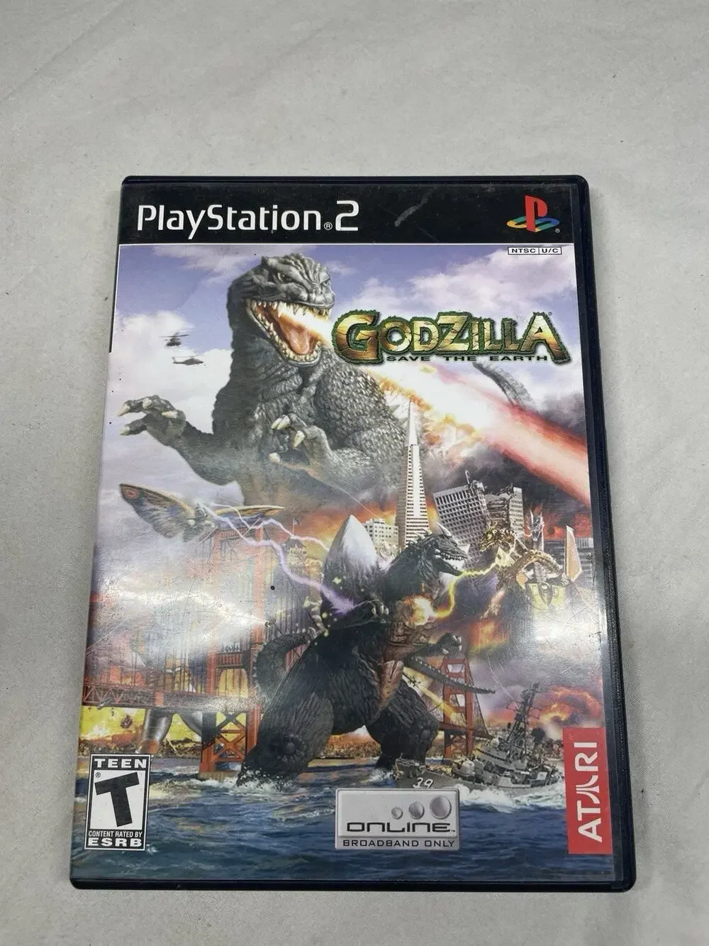 Godzilla Save the Earth (Sony PlayStation 2 PS2) Complete-Tested-Amazing